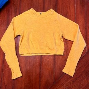 Alphalete Long sleeve cropped workout top